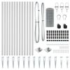 vidaXL Zaun mit Pfosten Silber 0,4 x 25 m Stahl