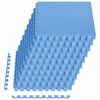 vidaXL Pool Bodenschutzmatte 50 pcs Blau 18 m&sup2; EVA-Schaum