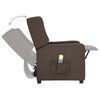 vidaXL Massagesessel Braun Stoff