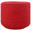 vidaXL Baumwollzwirn 4 mm 500 m Rot 100% Baumwolle
