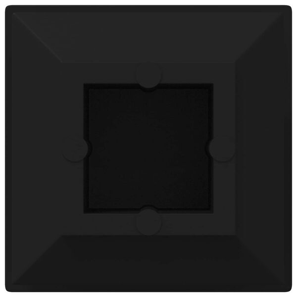 vidaXL Endkappen 10909 pcs Schwarz 15 x 15 x 15 mm PP