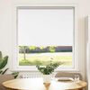 vidaXL Verdunkelungsrollo Wei&szlig; 90x175cm Stoffbreite 85,7 cm Polyester