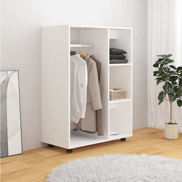 vidaXL Kleiderschrank Wei&szlig; 80x40x110 cm Holzwerkstoff