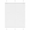 vidaXL Plissee Wei&szlig; 110x150 cm Stoffbreite 109,4 cm Polyester