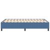 vidaXL Plattformbettgestell Blau 120 x 200 cm Stoff