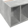 vidaXL Bettgestell Betongrau 75x190 cm Holzwerkstoff
