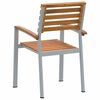vidaXL Gartenstuhl 4 pcs Braun 56 x 57 x 87 cm Massivholz Akazie