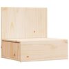 vidaXL Nachttisch Braun 42 x 32,5 x 40 cm Massivholz Kiefer