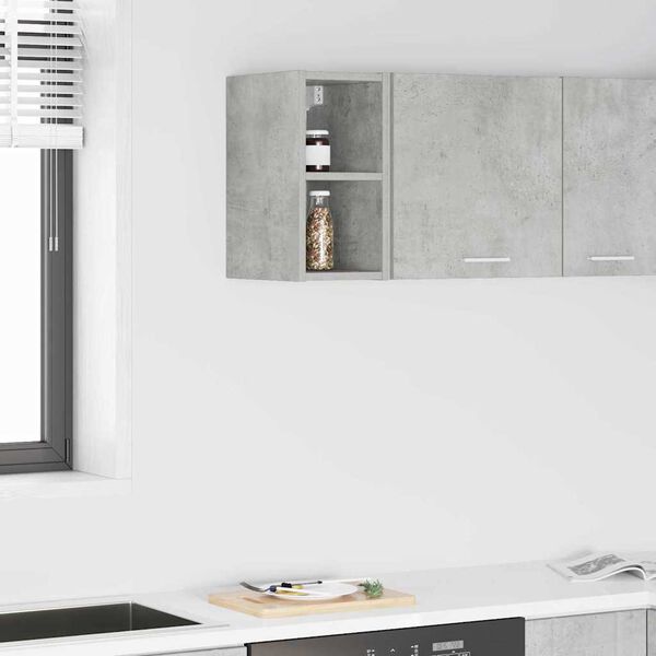 vidaXL H&auml;ngeschrank Beton Grau 20 x 29,5 x 40 cm Holzwerkstoff