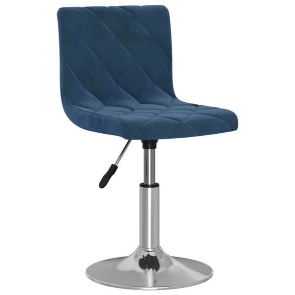 vidaXL Barhocker Blau Samt