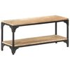 vidaXL Couchtisch 90x30x40 cm Massivholz Mango