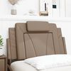 vidaXL Kopfteil-Kissen "Viana" Cappuccino-Braun 80 cm Kunstleder