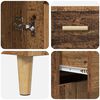 vidaXL Sideboard Altholz 34 x 69,5 x 89 cm Holzwerkstoff