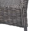 vidaXL Esszimmerst&uuml;hle 6 Stk. Braun Kubu Rattan und Mangoholz