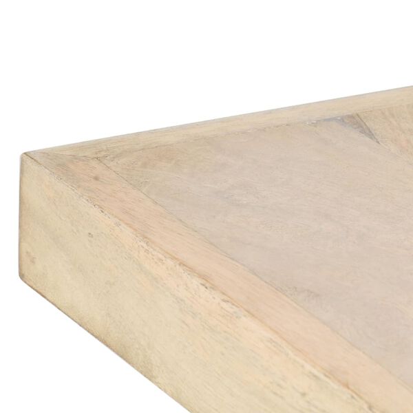 vidaXL Esstisch 180 x 90 x 76 cm Massives Gebleichtes Mangoholz