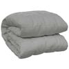 vidaXL Gewichtsdecke Grau 200x200 cm 13 kg Stoff