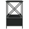 vidaXL Nachttisch Schwarz 50x41x65 cm Holzwerkstoff