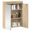 vidaXL Badezimmerspiegelschrank TULUM Sonoma-Eiche 60 x 16,5 x 78 cm