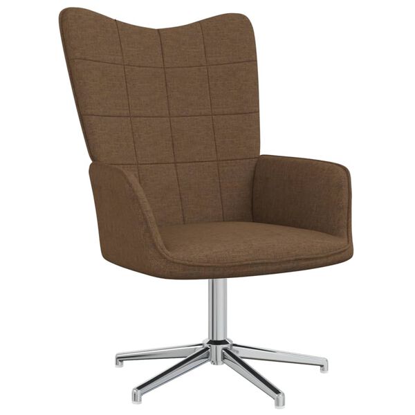vidaXL Relaxsessel Braun Stoff