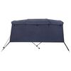 vidaXL 4-Bow Bimini-Top mit Seitenteilen 243x(185-198)x137 cm