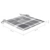 vidaXL Klappbare Gartenst&uuml;hle 6 Stk. mit Kissen Massivholz Akazie