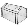 FLO Gew&auml;chshaus 60x120x80 cm Transparent und Schwarz