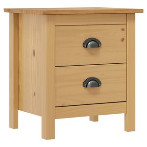 vidaXL Nachttisch Hill 46x35x49,5 cm Massivholz Kiefer