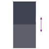 vidaXL Verdunkelungsrollo Marineblau 85x175cm Stoffbreite 80,7 cm