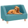 vidaXL Hundesofa T&uuml;rkis 60x37x39 cm Leinen