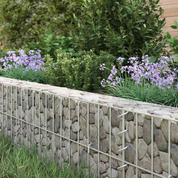 vidaXL Gabionen-Hochbeet Verzinkter Stahl 600x100x20 cm