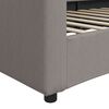 vidaXL Tagesbett Taupe 80x200 cm Stoff