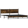 vidaXL Metallbett ohne Matratze R&auml;uchereiche 200x200 cm