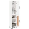 vidaXL Highboard Wei&szlig; 34,5x34x180 cm Holzwerkstoff