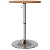 vidaXL Bartisch &Oslash;50x90,5 cm Massivholz Buche