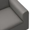 vidaXL Kindersofa Grau Kunstleder