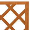 vidaXL Eck-Rankgitter Orange 50x50x145 cm Massivholz Tanne