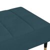 vidaXL Fu&szlig;hocker Blau 78x56x32 cm Samt