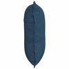 vidaXL R&uuml;ckenkissen Blau 60 x 19 x 50 cm Stoff