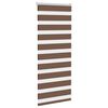 vidaXL Zebrarollo Braun 55x100 cm Stoffbreite 50,9 cm Polyester