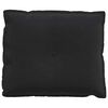 vidaXL R&uuml;ckenkissen Schwarz 60 x 50 cm Cordstoff