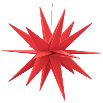 vidaXL LED-Weihnachtsstern Faltbar Rot 100 cm