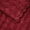 vidaXL &Uuml;berwurfdecke Bordeauxrot 240 x 220 cm Fleece