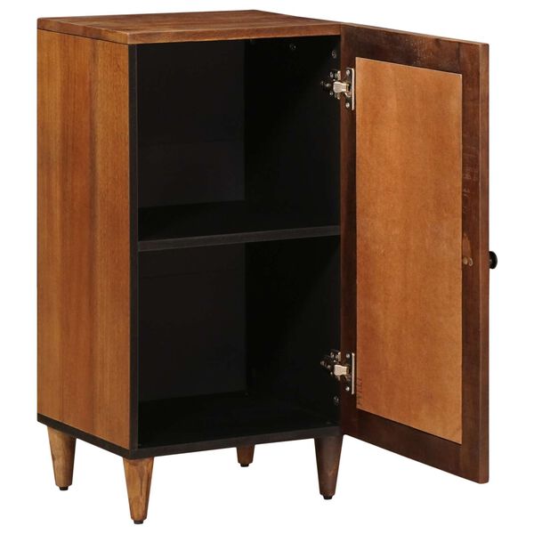 vidaXL Sideboard mit Speicher Walnuss 40 x 33 x 75 cm Massivholz Mango