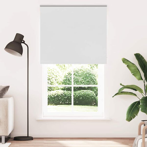vidaXL Verdunkelungsrollo Wei&szlig; 120x210 cm Stoffbreite 116,6 cm