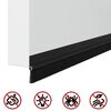 vidaXL Selbstklebende T&uuml;rb&uuml;rstendichtungen 12 pcs Schwarz 100 cm