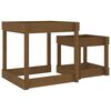 vidaXL Sand-Spieltische 2 Stk. Honigbraun Massivholz Kiefer