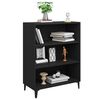 vidaXL Sideboard Schwarz 69,5x32,5x90 cm Holzwerkstoff