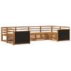 vidaXL Outdoor-Sofagarnitur 6 pcs Natur