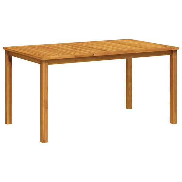 vidaXL Gartentisch 150x90x74 cm Massivholz Akazie