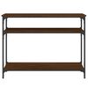 vidaXL Konsolentisch Braun Eichen-Optik 100x29x75 cm Holzwerkstoff